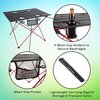 Wakeman Camp Table - Outdoor Folding Table with Cupholders and Carrying Bag for Camping by Outdoors 75-CMP1078